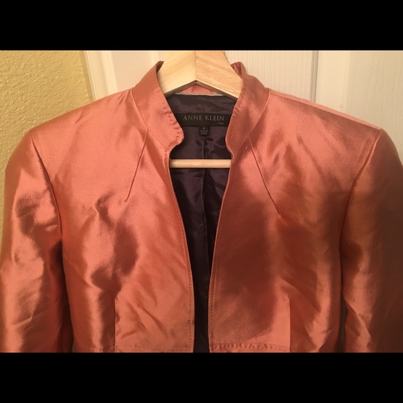 ANNE KLEIN Pink SUIT Sz 4 - Picture 5 of 8